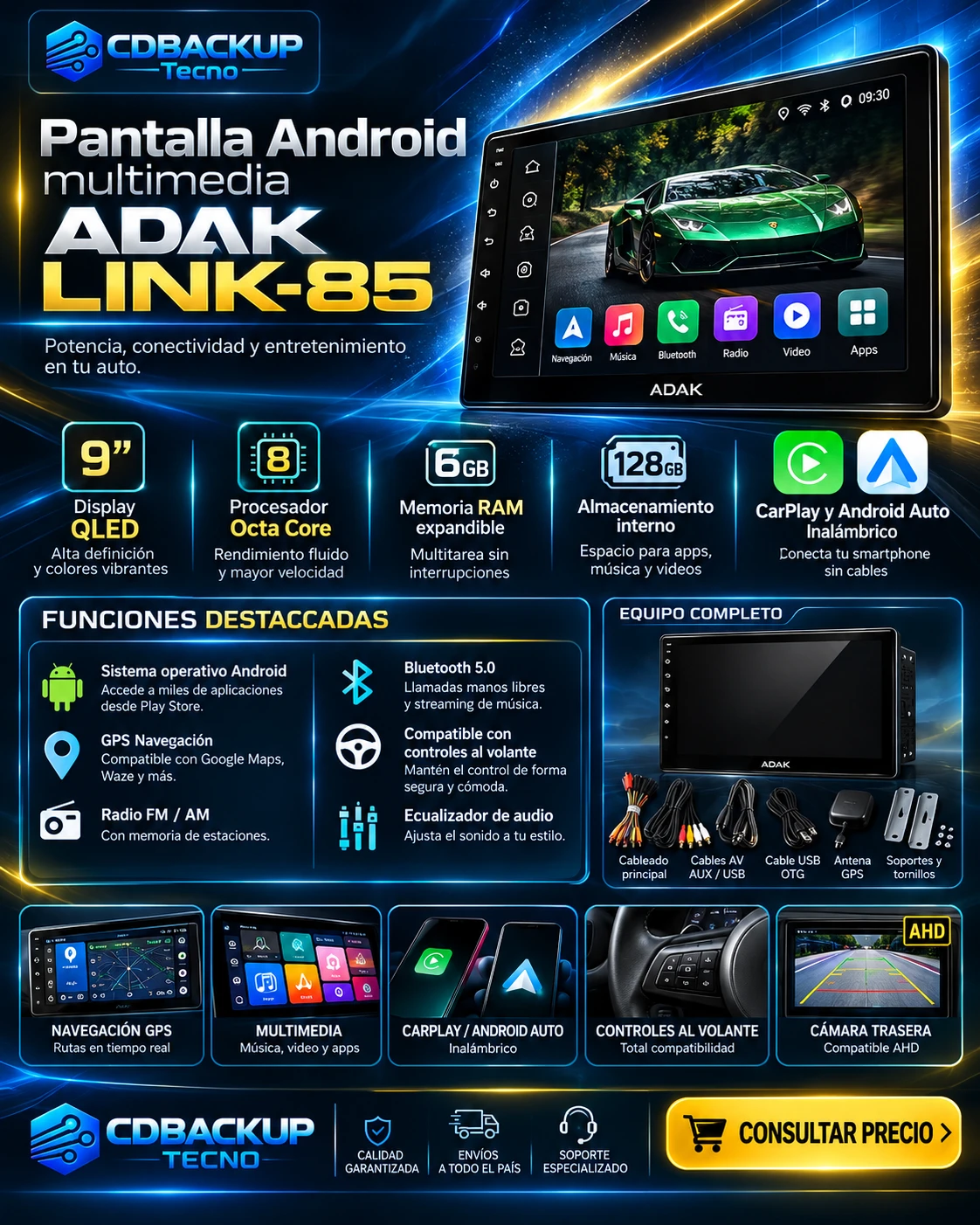 ADAK LINK-85 · Multimedia Android