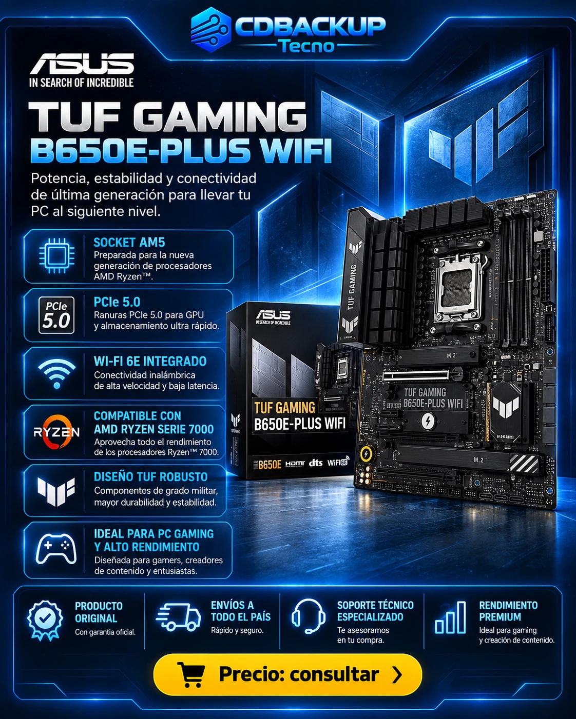 ASUS TUF Gaming B650E-PLUS WIFI