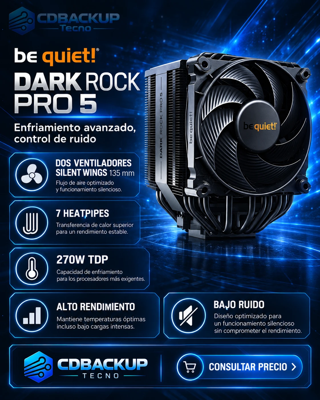 be quiet! Dark Rock Pro 5