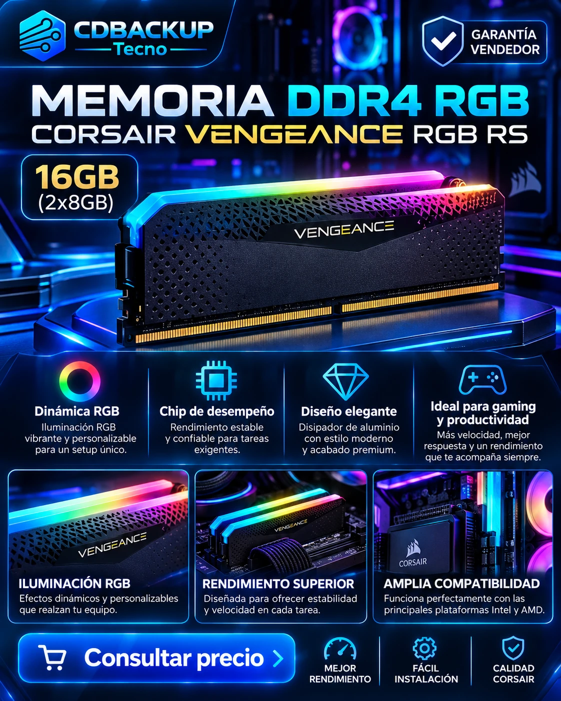 Corsair Vengeance RGB RS DDR4 16 GB