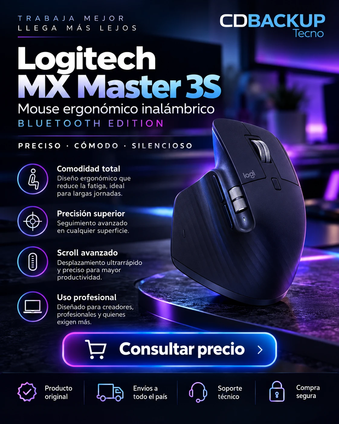 Mouse Logitech MX Master 3S
