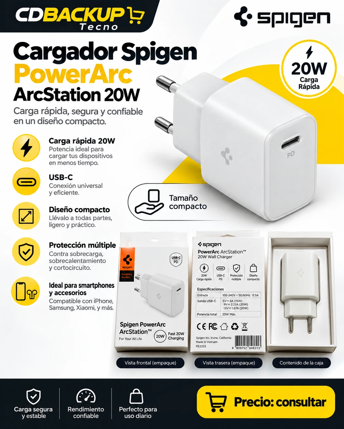Spigen PowerArcStation 20W