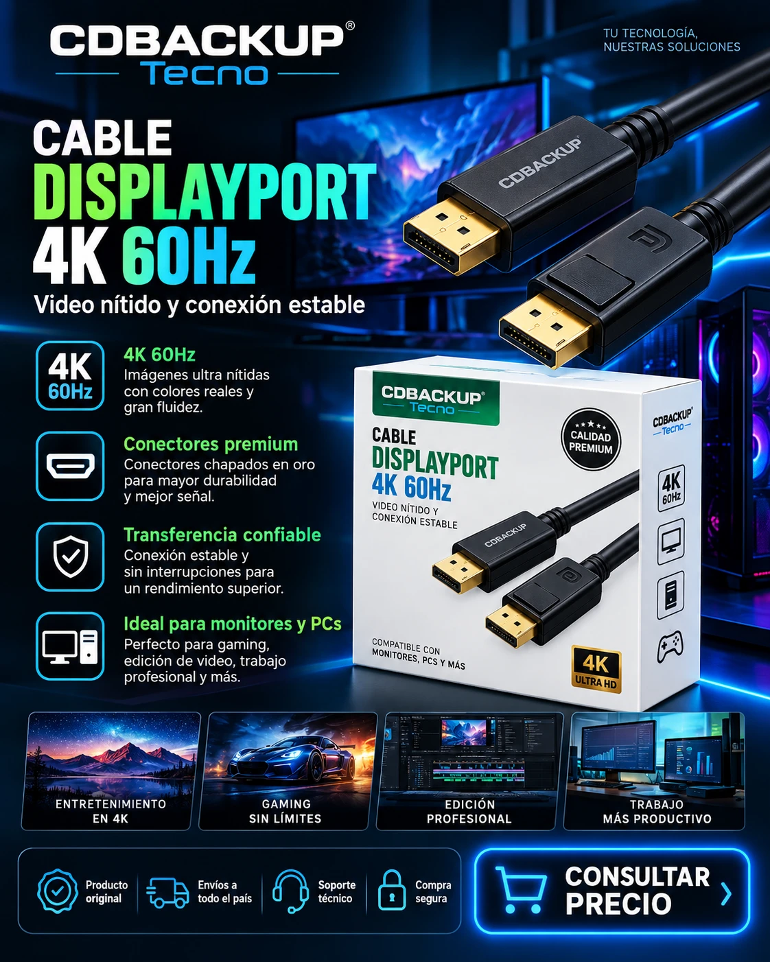 UGREEN DP102 DisplayPort 4K 60 Hz