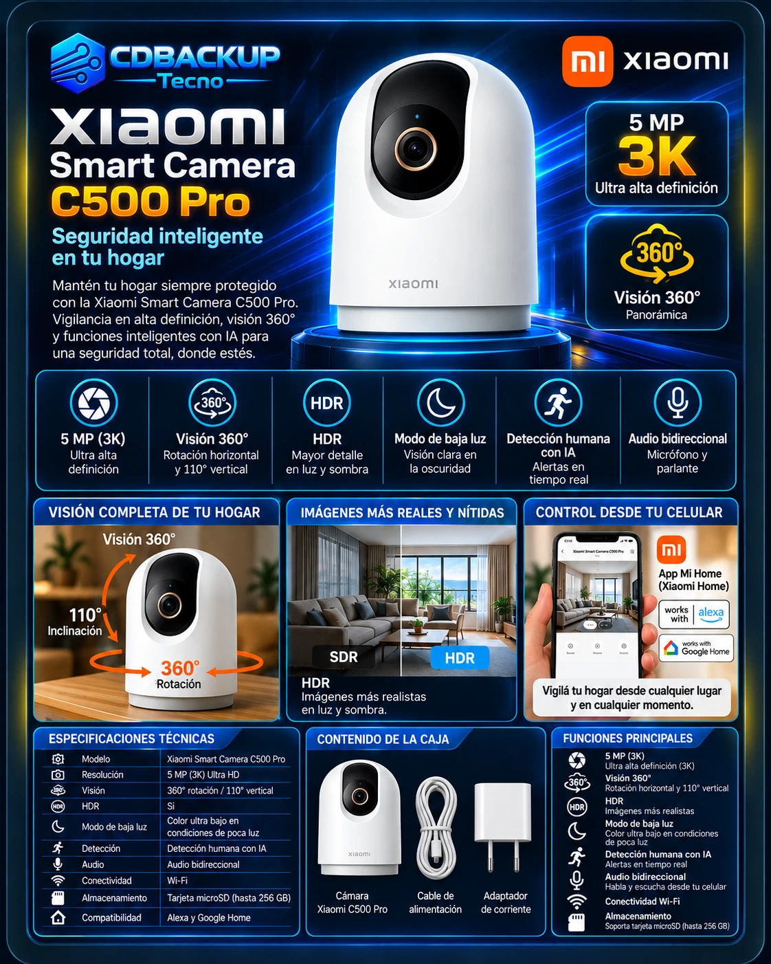 Xiaomi Smart Camera C500 Pro
