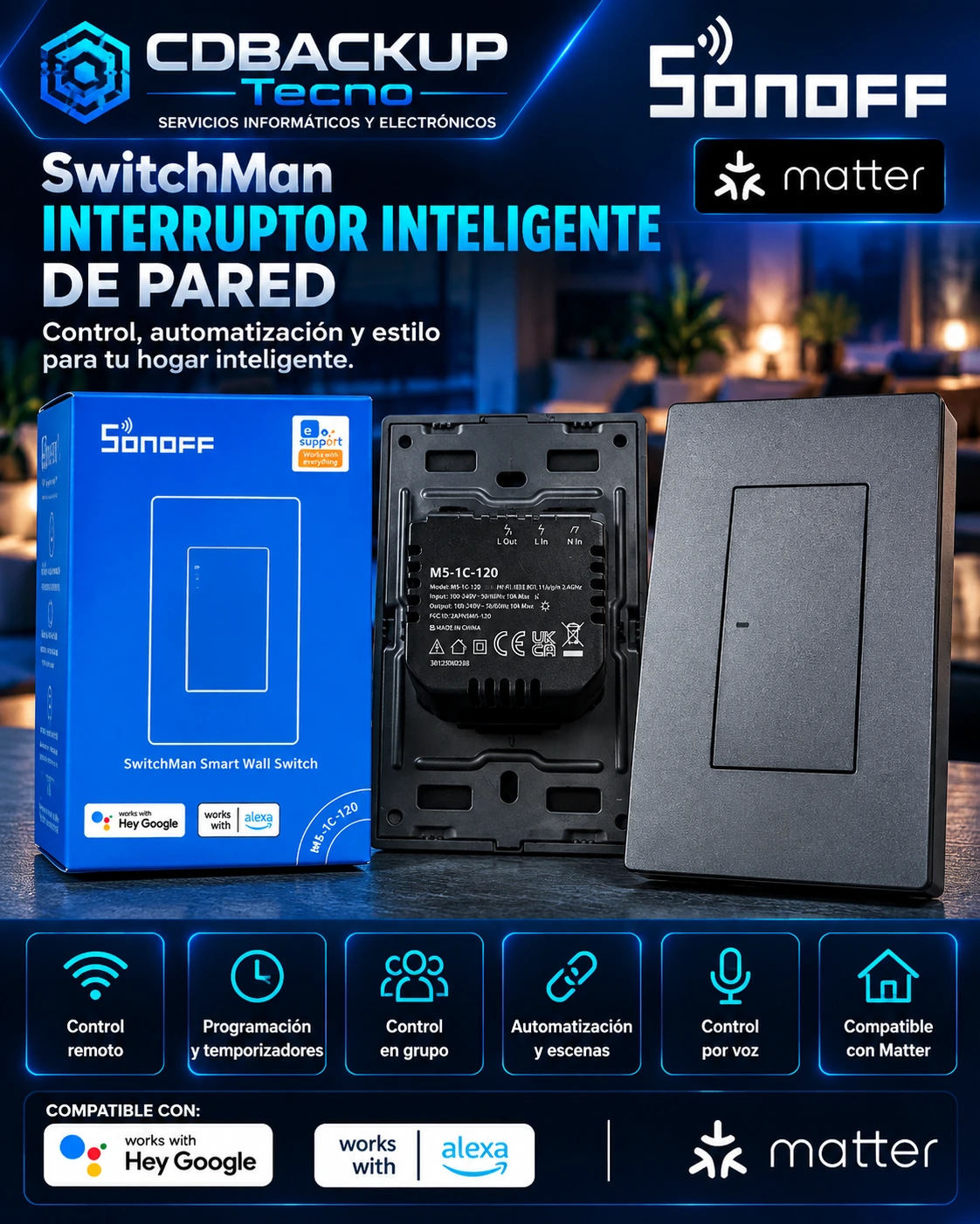 Sonoff SwitchMan M5-1C-120